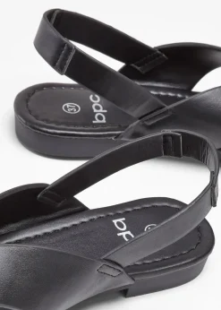 bonprix Schuhe & Accessoires In Spezialgrößen·Schuhe In Übergröße|Sommerschuhe^Sandalen schwarz
