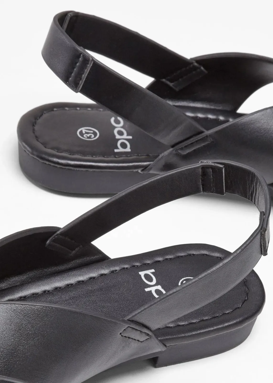 bonprix Schuhe & Accessoires In Spezialgrößen·Schuhe In Übergröße|Sommerschuhe^Sandalen schwarz