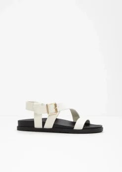 bonprix Strandmode|Sommerschuhe^Sandalen cremeweiß