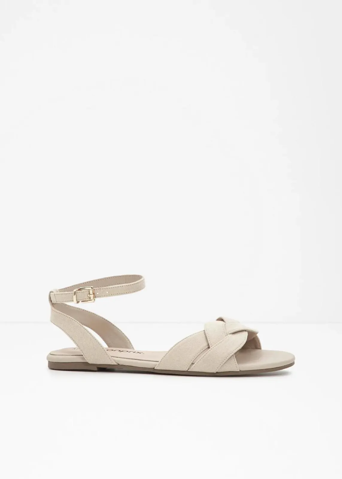 bonprix Sommerschuhe^Sandalen in Flecht-Optik hellsand