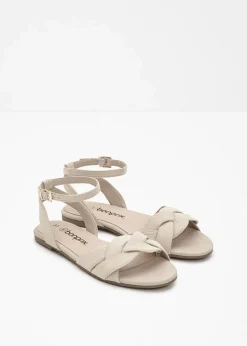 bonprix Sommerschuhe^Sandalen in Flecht-Optik hellsand
