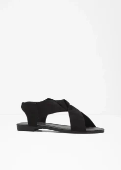 bonprix Sommerschuhe|Schuhe & Accessoires In Spezialgrößen·Schuhe In Übergröße^Sandalen mit flexiblen Riemen schwarz