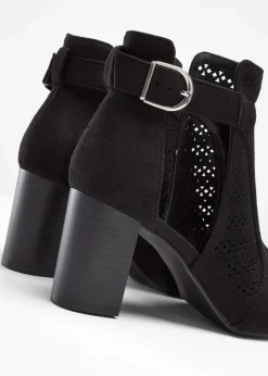 bonprix Sommerschuhe^Sandaletten mit Blockabsatz schwarz