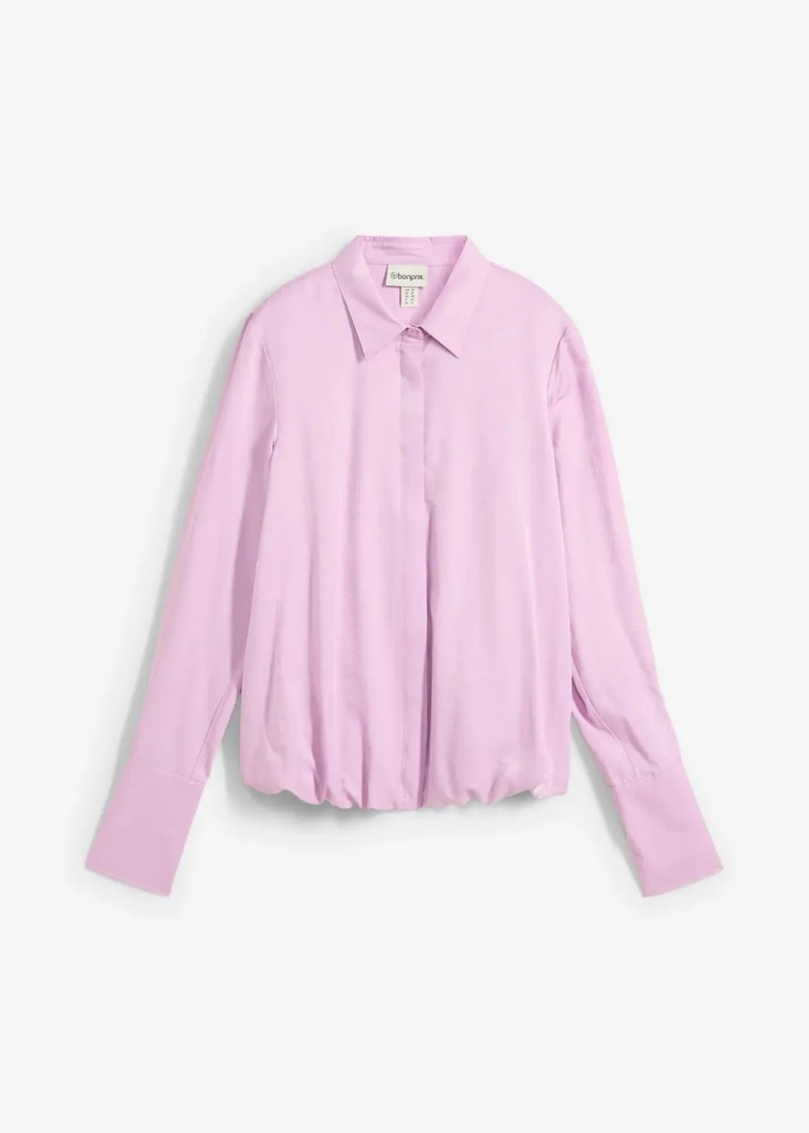 bonprix Blusen & Tuniken|Bekleidung·Jacken & Mäntel^Satinbluse aus Viskose-Mix softflieder