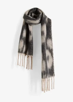 bonprix Schals & Tücher|Schuhe & Accessoires In Spezialgrößen·Tücher & Ponchos^Schal beige/braun leo