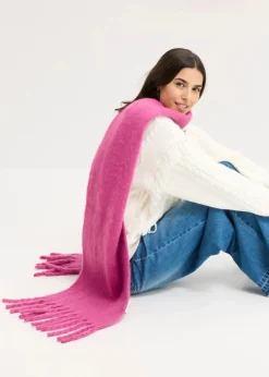 bonprix Schals & Tücher|Schuhe & Accessoires In Spezialgrößen·Tücher & Ponchos^Schal dunkelfuchsia