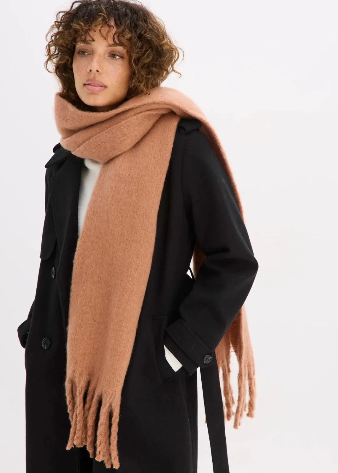 bpc bonprix collection Schals & Tücher|Schuhe & Accessoires In Spezialgrößen·Tücher & Ponchos^Schal schokosorbet