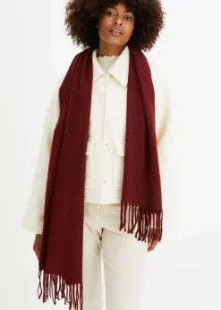 bonprix Schuhe & Accessoires In Spezialgrößen·Tücher & Ponchos|Schals & Tücher^Schal rubinrot