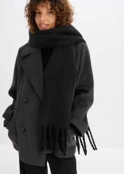 bpc bonprix collection Schuhe & Accessoires In Spezialgrößen·Tücher & Ponchos|Schals & Tücher^Schal schwarz