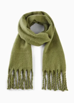 bonprix Schuhe & Accessoires In Spezialgrößen·Tücher & Ponchos|Schals & Tücher^Schal lodengrün meliert