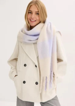 bonprix Nachhaltigere Materialien|Schuhe & Accessoires In Spezialgrößen·Tücher & Ponchos^Schal naturbeige/zartflieder