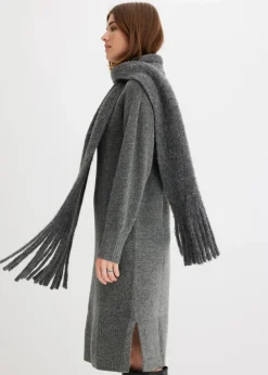 bonprix Schals & Tücher|Schuhe & Accessoires In Spezialgrößen·Tücher & Ponchos^Schal schiefergrau