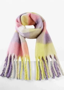 bonprix Schals & Tücher|Schuhe & Accessoires In Spezialgrößen·Tücher & Ponchos^Schal rosapink/cremeweiß/softlila/mintgrün kariert