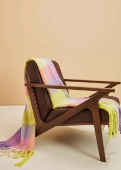 bonprix Schals & Tücher|Schuhe & Accessoires In Spezialgrößen·Tücher & Ponchos^Schal rosapink/cremeweiß/softlila/mintgrün kariert