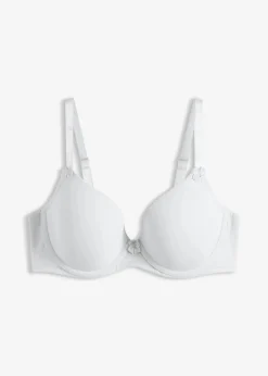 bonprix Wäsche·Basics|Wäsche·Große Cups D-H^Schalen BH mit Bügel cremeblau