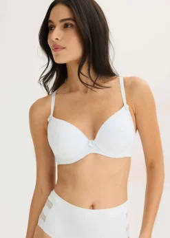 bonprix Wäsche·Basics|Wäsche·Große Cups D-H^Schalen BH mit Bügel cremeblau