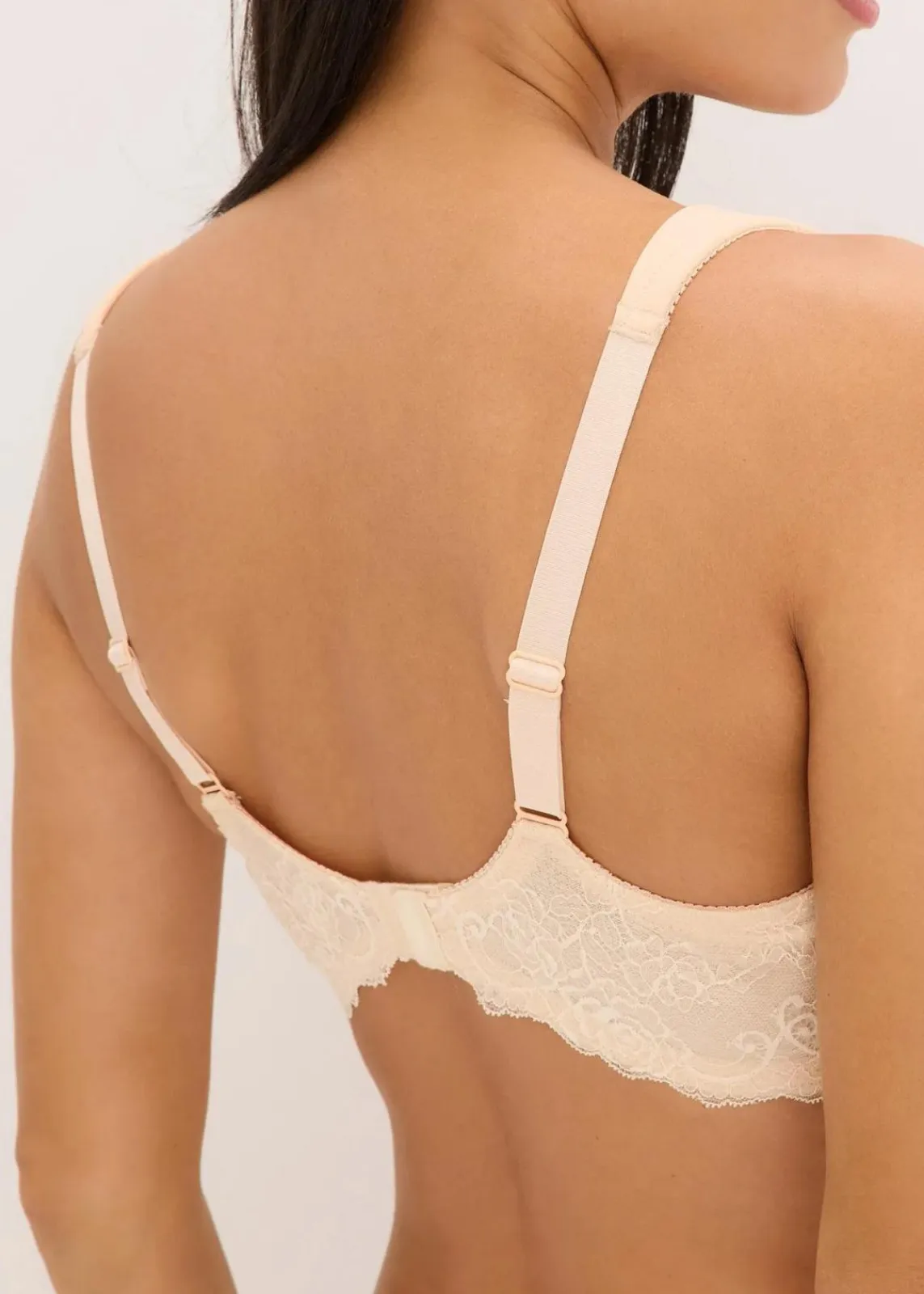 bonprix Wäsche·Dessous|Wäsche·Große Cups D-H^Schalen BH mit Bügel perlbeige