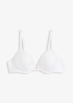 bonprix Bhs|Dessous^Schalen BH mit Glanzeffekt weiß
