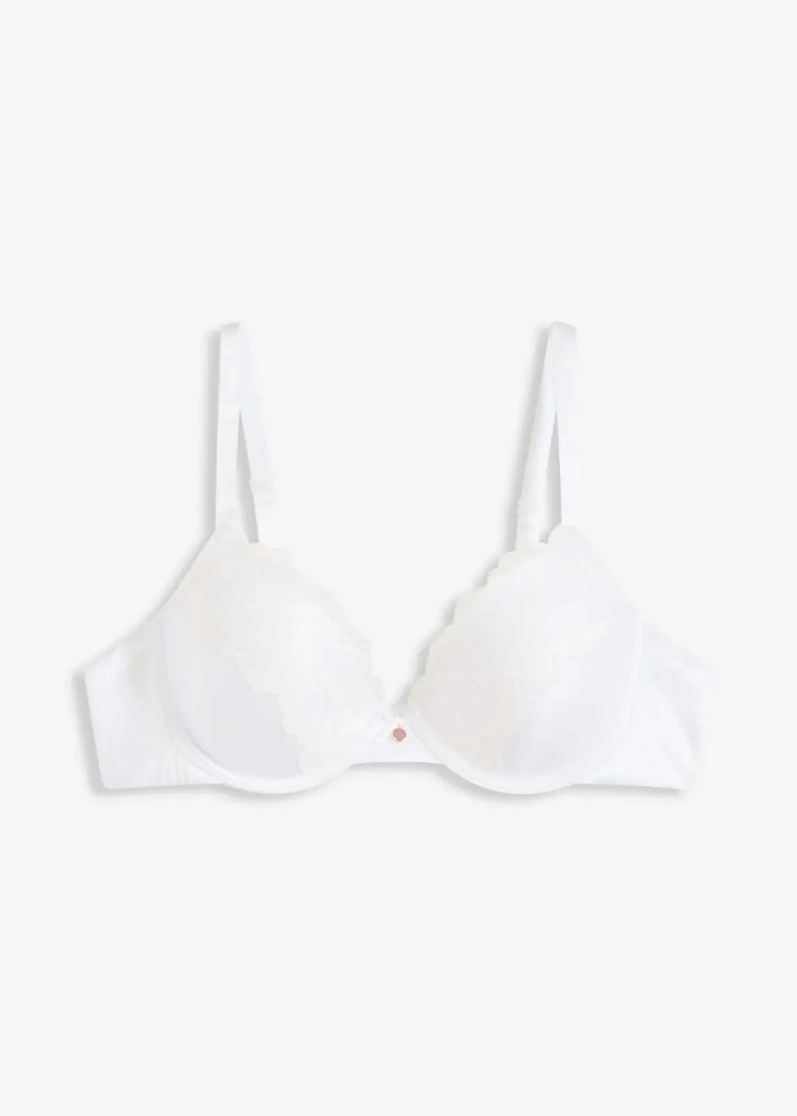 bonprix Bhs|Dessous^Schalen BH mit Glanzeffekt weiß