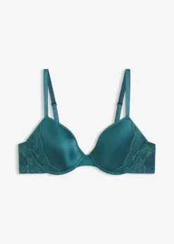 bonprix Große Cups D-H|Bhs^Schalen-BH aus feiner Microfaser pfeffergrün