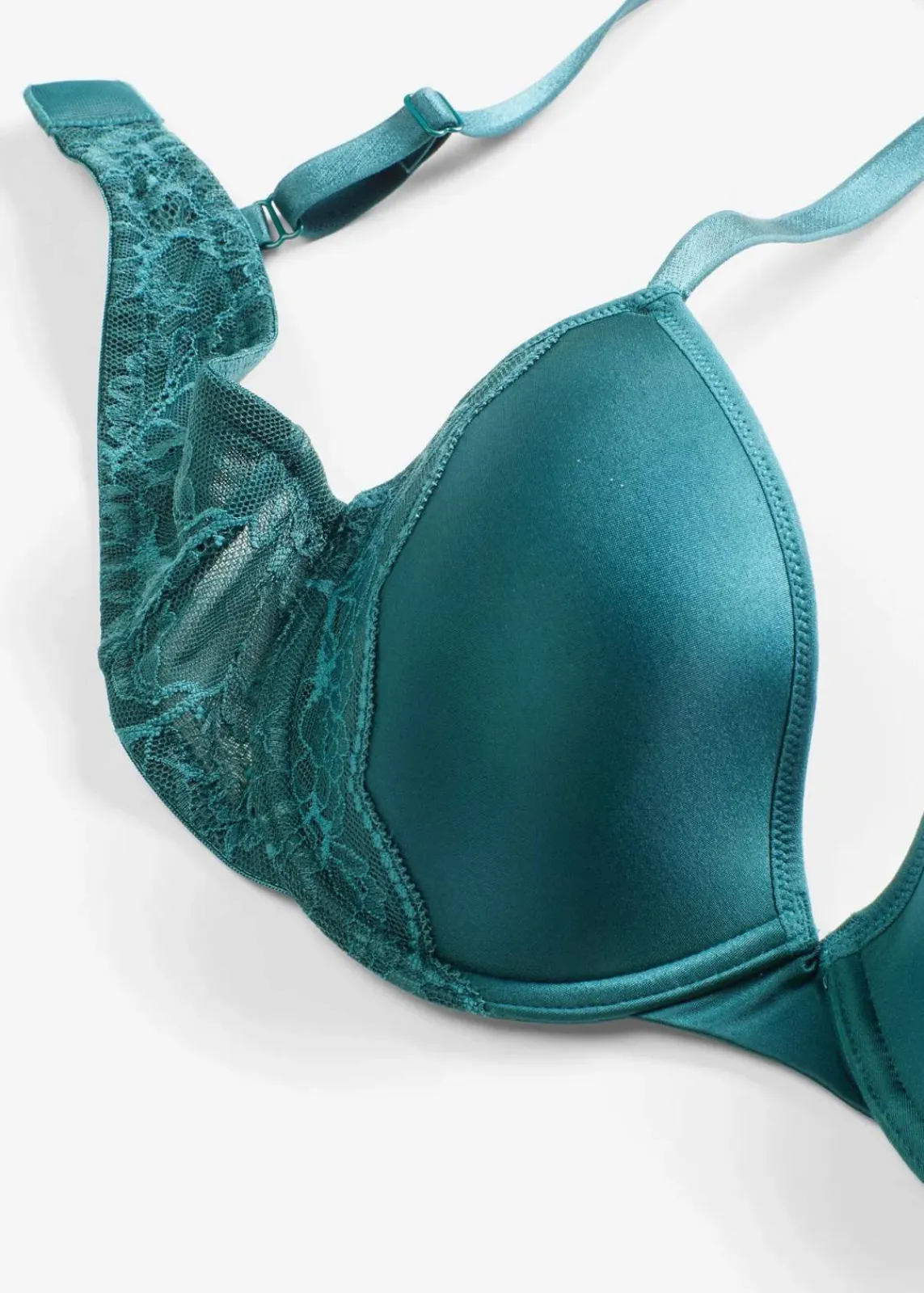 bonprix Große Cups D-H|Bhs^Schalen-BH aus feiner Microfaser pfeffergrün