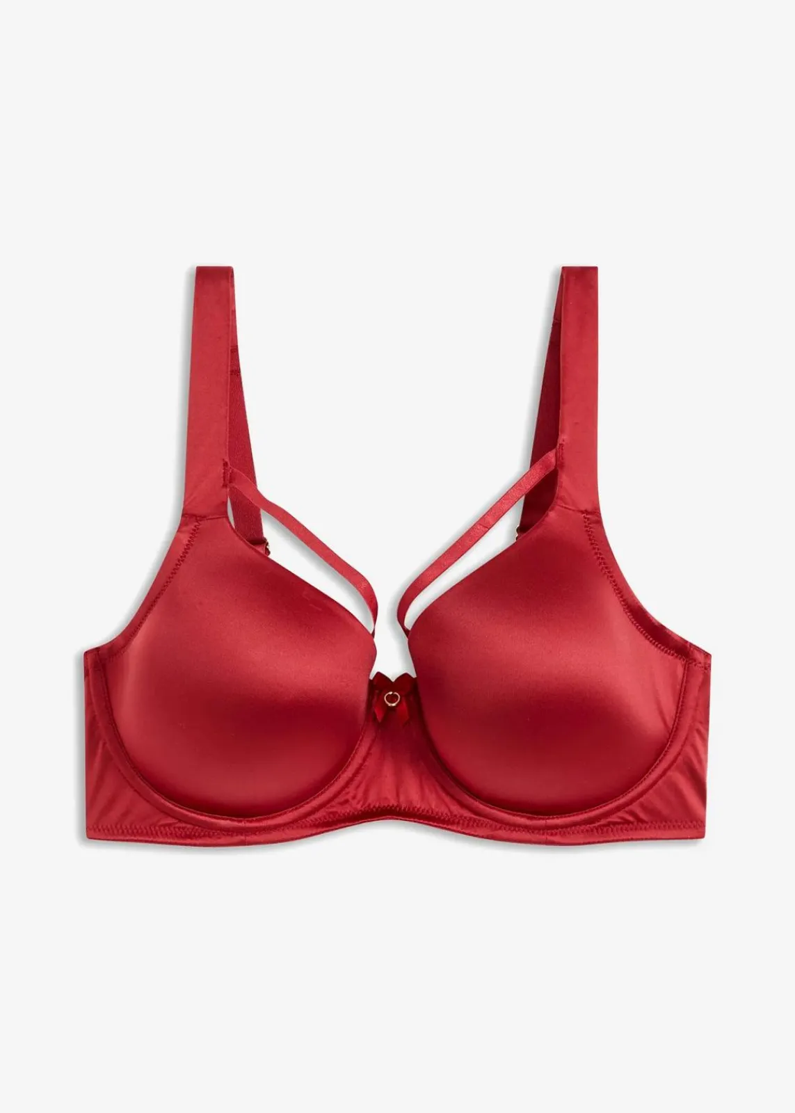 bonprix Wäsche·Große Cups D-H|Wäsche·Bhs^Schalen-BH aus glänzendem Material abendrot