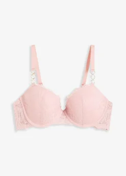 bonprix Große Cups D-H|Bhs^Schalen-BH aus Spitze hellrosa