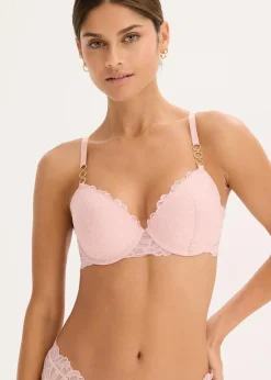 bonprix Große Cups D-H|Bhs^Schalen-BH aus Spitze hellrosa