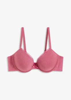 bonprix Große Cups D-H|Nachhaltigere Materialien^Schalen-BH mit Bügel mit Bio-Baumwolle kirschblütenpink