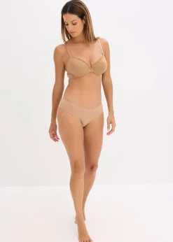 bonprix Große Cups D-H|Nachhaltigere Materialien^Schalen-BH mit Bügel mit Bio-Baumwolle camel