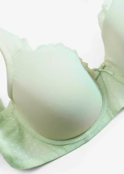 bonprix Wäsche·Dessous|Wäsche·Große Cups D-H^Schalen-BH mit gepolsterten Trägern hellschilf