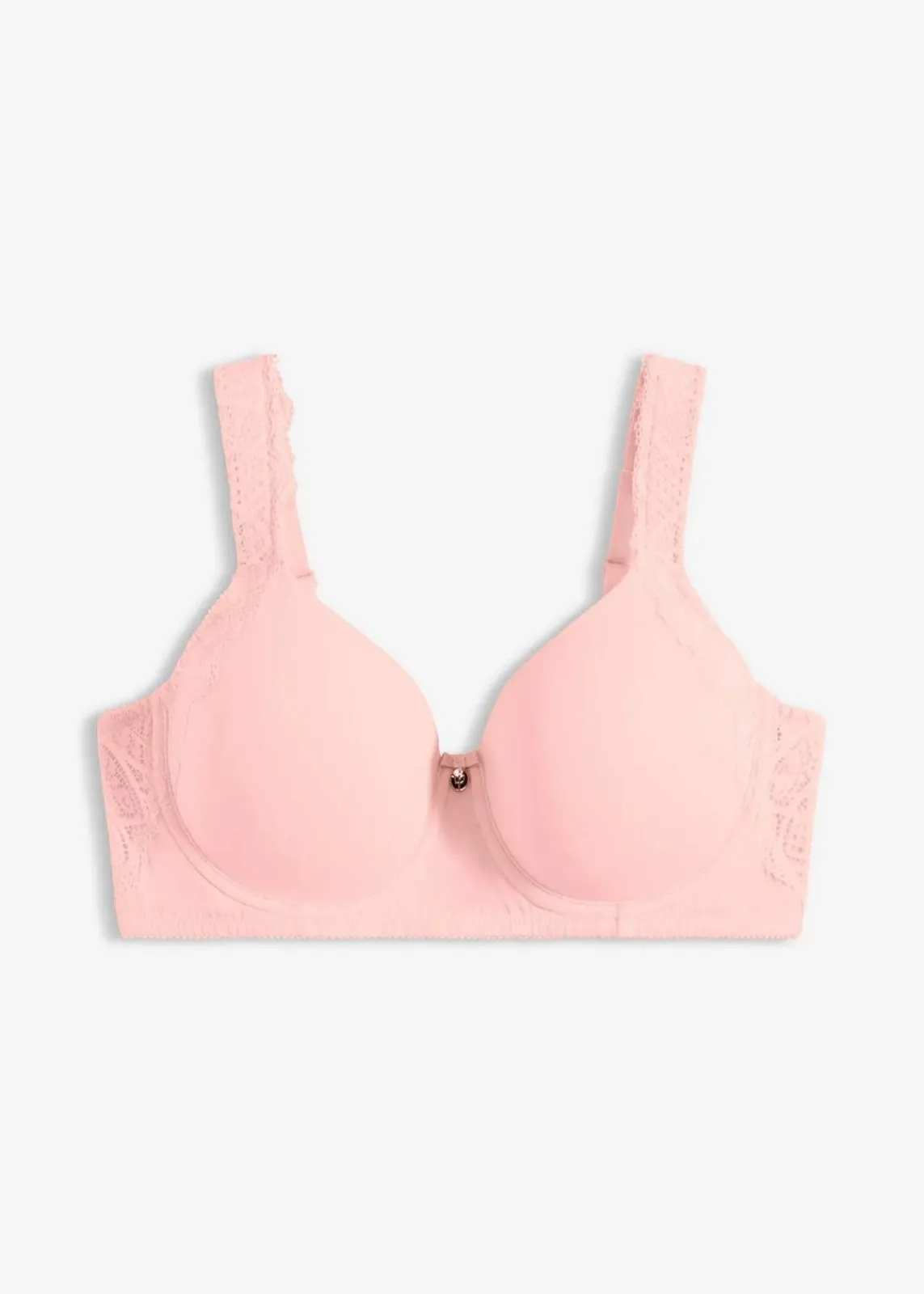 bonprix Wäsche·Große Cups D-H|Wäsche·Bhs^Schalen-BH mit gepolsterten Trägern seidenrosa