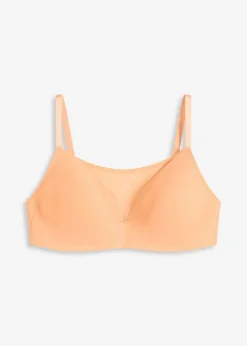 bonprix Nachhaltigere Materialien|Bhs^Schalen-BH ohne Bügel mit Mesh hellpfirsich