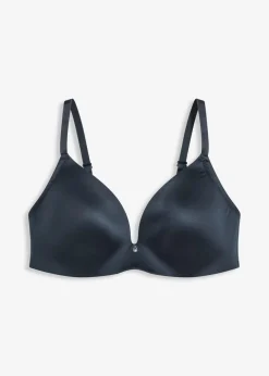 bonprix Bhs^Schalen-BH ohne Bügel aus glänzendem Material intensivblau