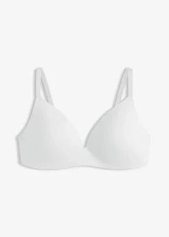 bonprix Nachhaltigere Materialien|Bhs^Schalen-BH ohne Bügel mit Bio-Baumwolle cremeblau