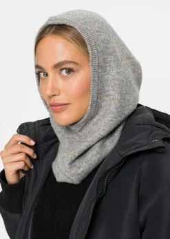 bonprix Schals & Tücher|Schuhe & Accessoires In Spezialgrößen·Tücher & Ponchos^Schalkragen grau meliert