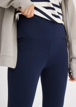 bonprix Nachhaltigere Materialien|Hosen^Schlaghose aus Bio-Baumwolle mit Stretch dunkelblau