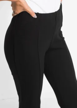 bonprix Bekleidung·Kleider|Hosen^Schlaghose aus Punto di Roma schwarz