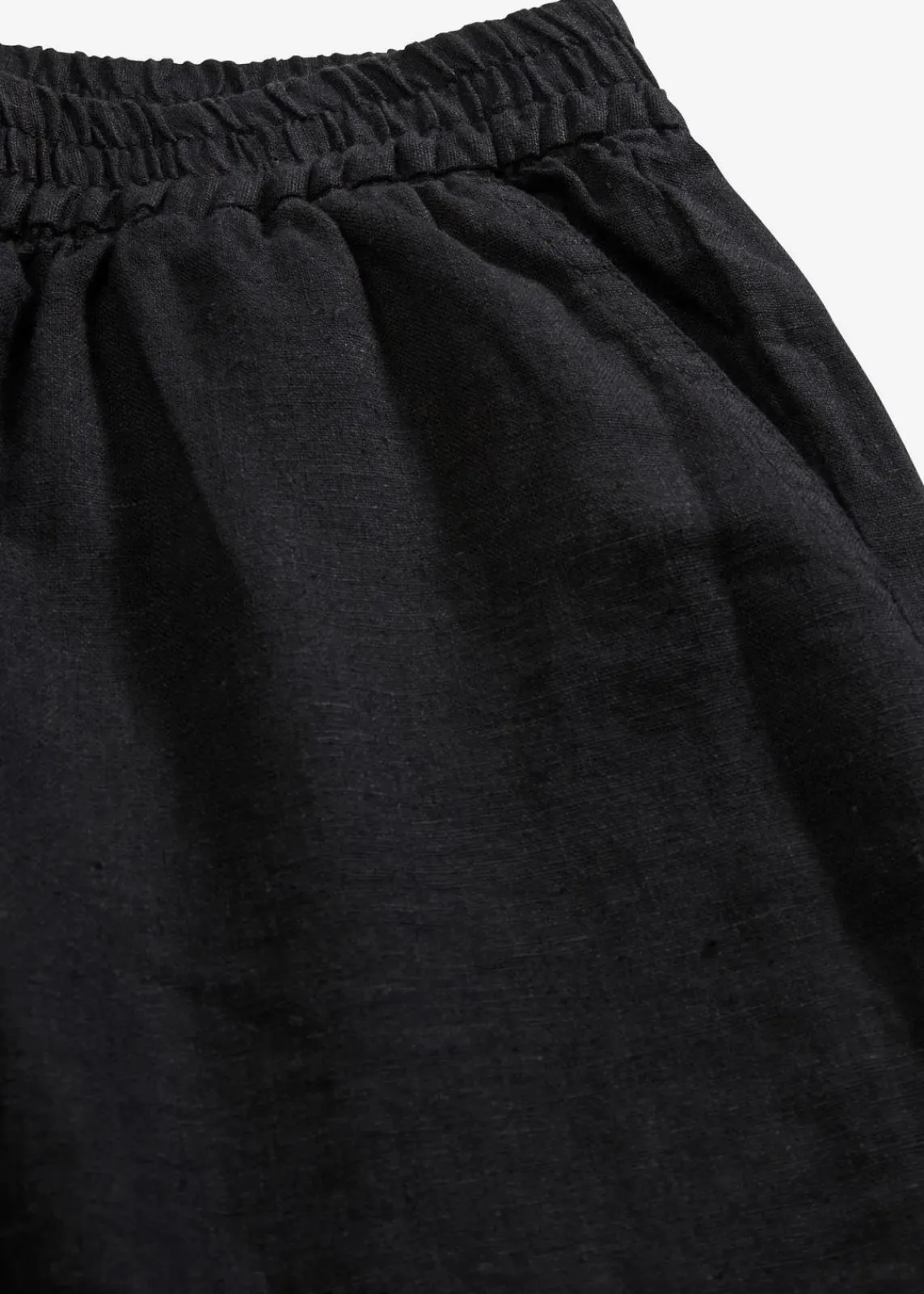 bonprix Bekleidung·Outdoorbekleidung|Bekleidung·Kleider^Schlupf-Bermuda aus luftigem Leinen-Mix schwarz