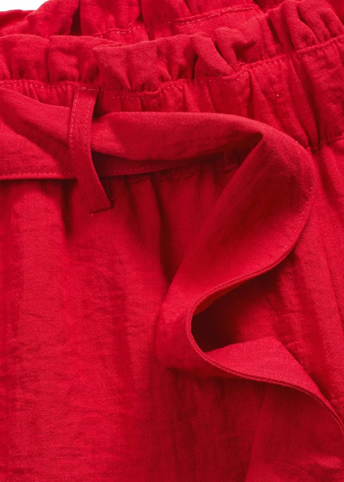 bonprix Bekleidung·Outdoorbekleidung|Bekleidung·Kleider^Schlupf-Bermuda aus Viskose-Mix tiefrot