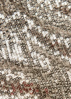 bonprix Bekleidung·Jacken & Mäntel|Blusen & Tuniken^Schlupfbluse mit Pailletten hellgold