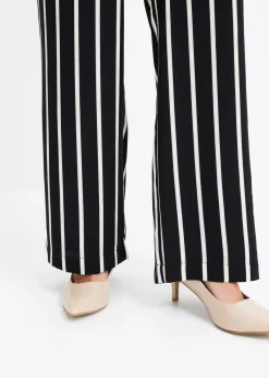 bonprix Bekleidung·Kleider|Hosen^Schlupfhose schwarz/weiß gestreift