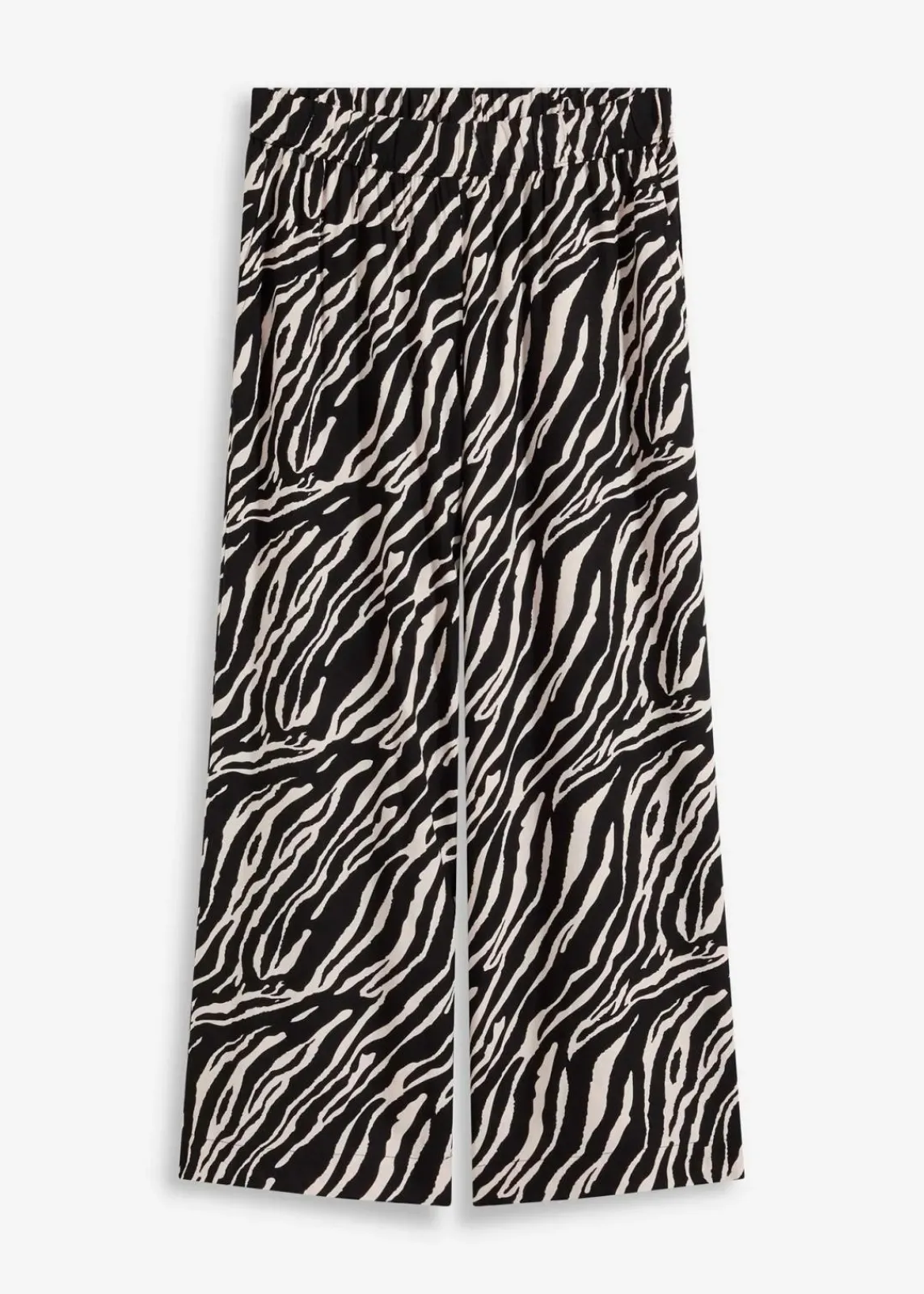 bonprix Nachhaltigere Materialien|Hosen^Schlupfhose schwarz/natur zebra bedruckt