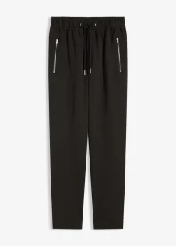 bonprix Bekleidung·Kleider|Hosen^Schlupfhose mit Bequembund schwarz