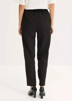 bonprix Bekleidung·Kleider|Hosen^Schlupfhose mit Bequembund schwarz