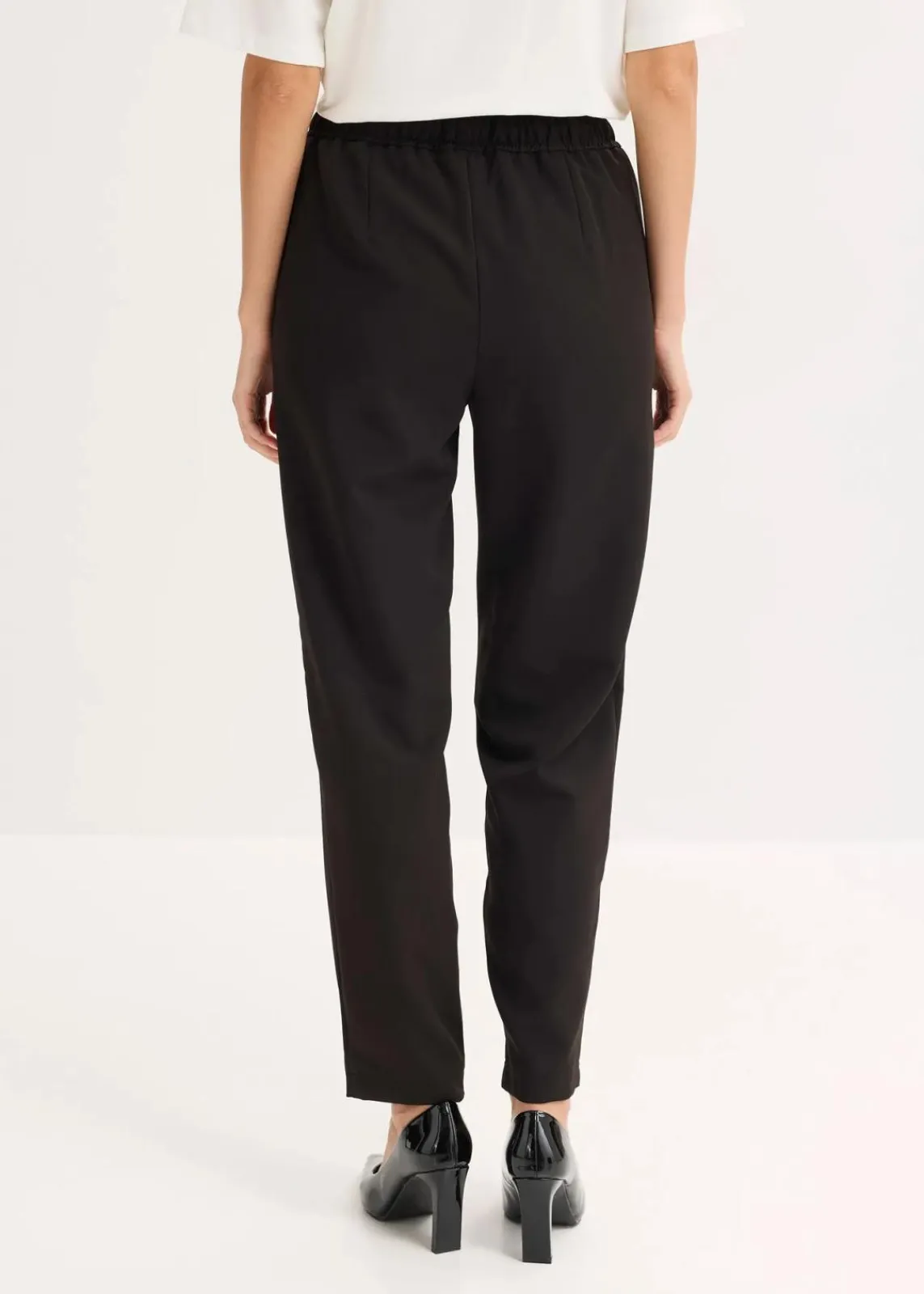 bonprix Bekleidung·Kleider|Hosen^Schlupfhose mit Bequembund schwarz