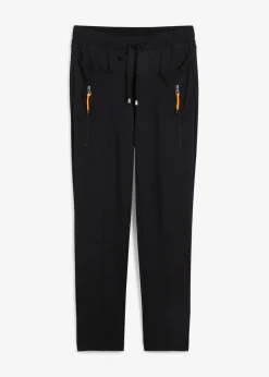 bonprix Bekleidung·Kleider|Hosen^Schlupfhose aus bequemen Punto di Roma schwarz