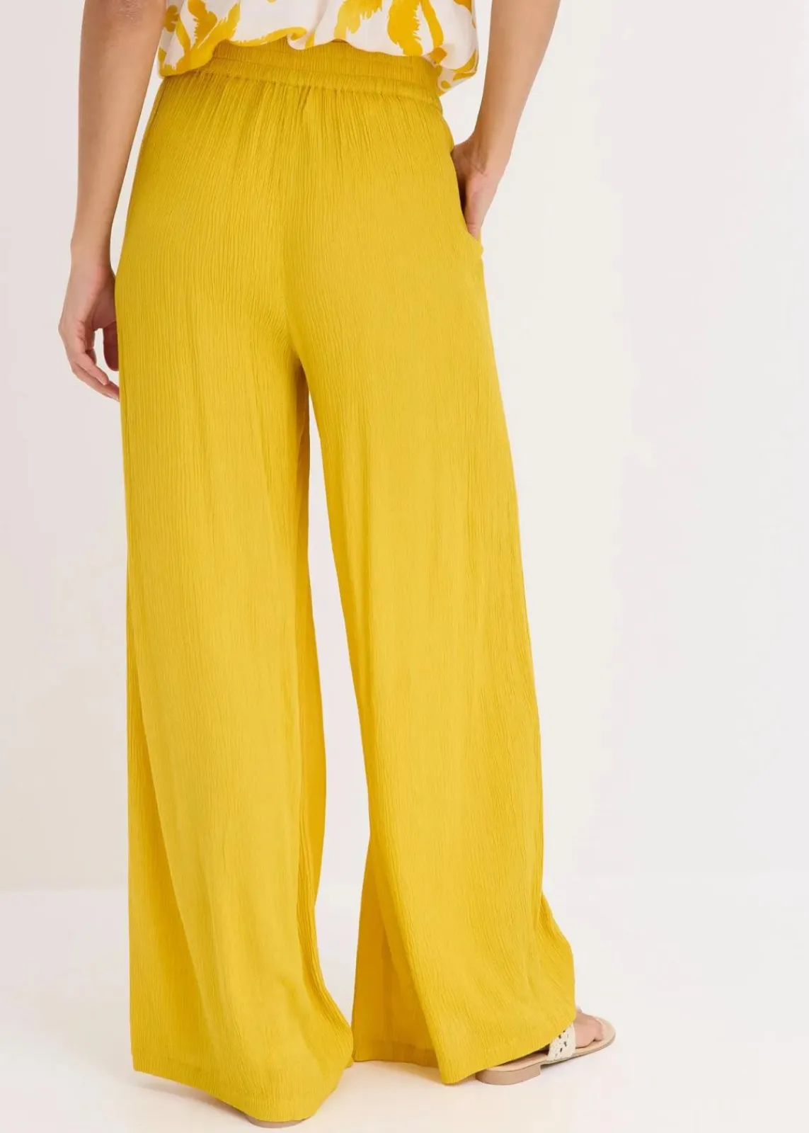 bonprix Nachhaltigere Materialien|Hosen^Schlupfhose aus fließender Viskose lemoncurry