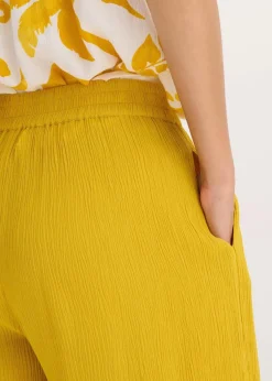 bonprix Nachhaltigere Materialien|Hosen^Schlupfhose aus fließender Viskose lemoncurry