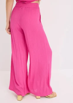 bonprix Bekleidung·Kleider|Hosen^Schlupfhose aus fließender Viskose fuchsia